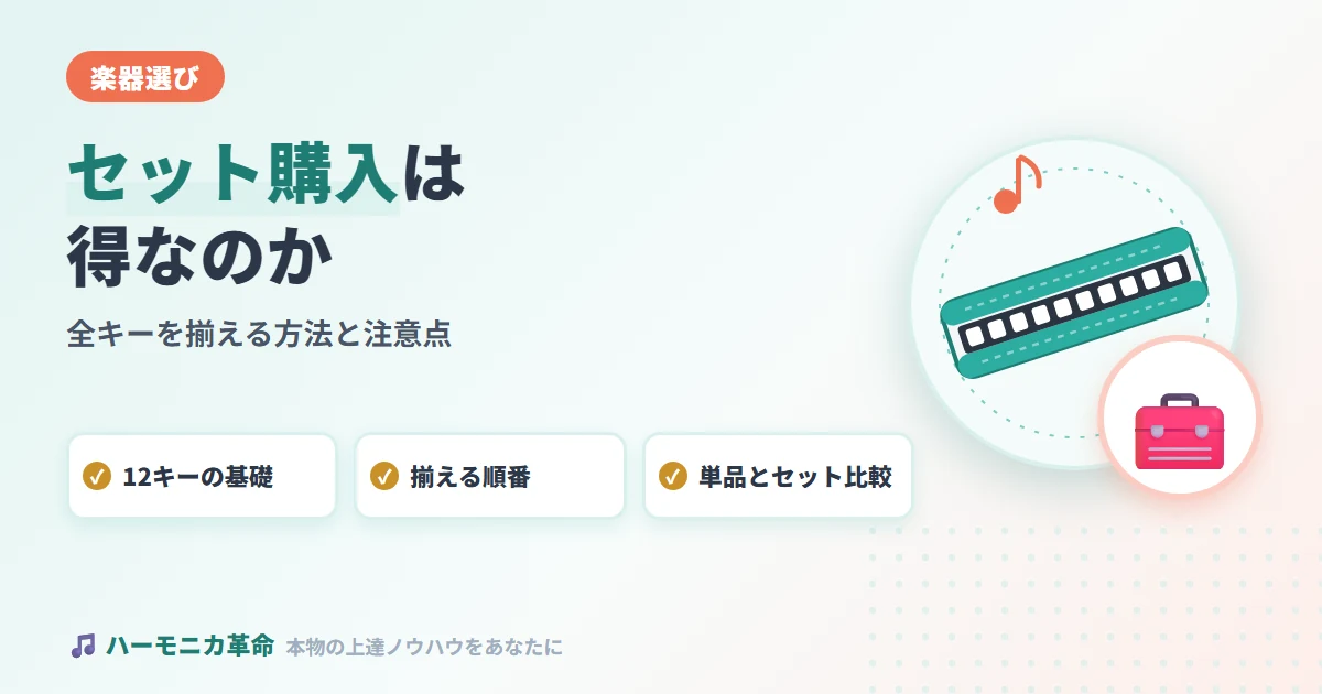 ブルースハープセット購入は得？全キー揃える方法と注意点ガイド